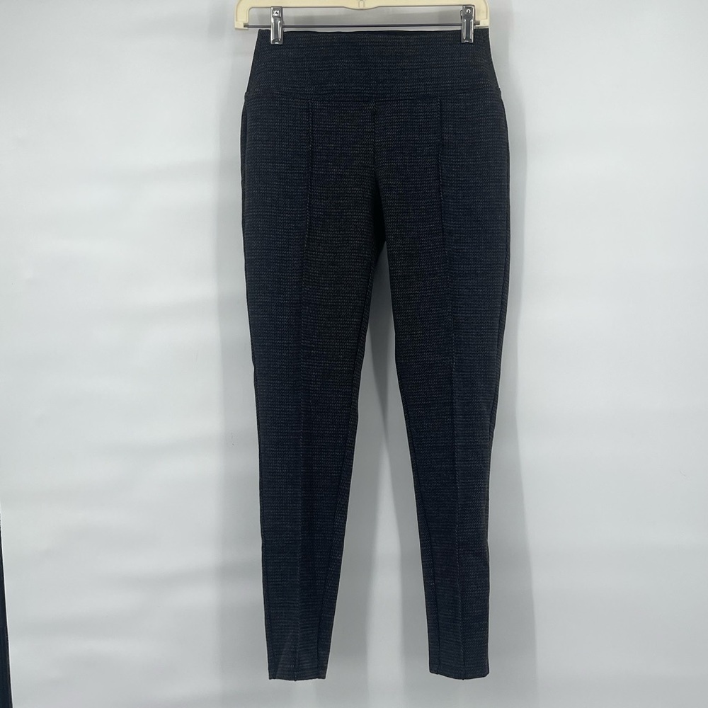 Nine West gray black middle seam leggings